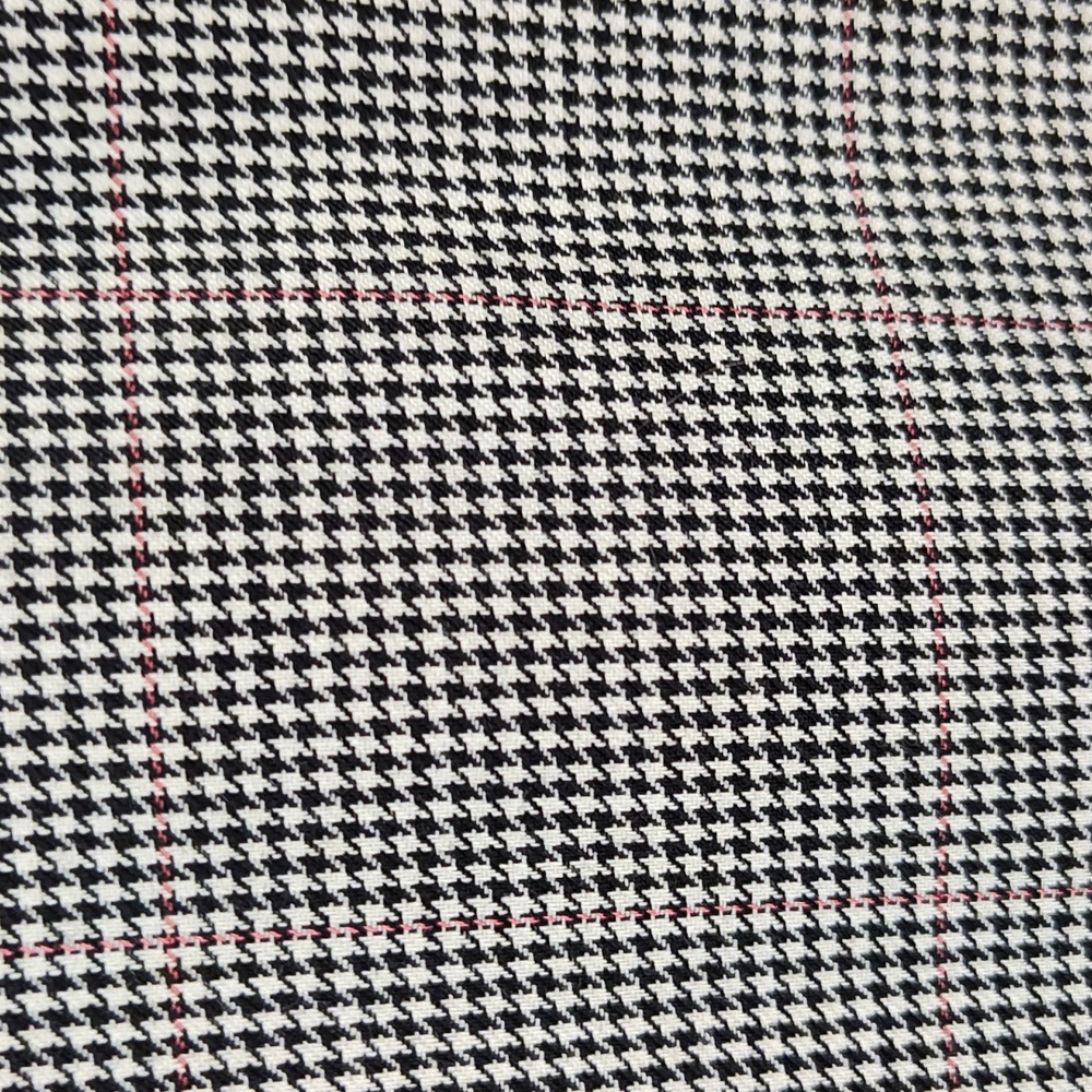 Wool Houndstooth Black and White Mens Two Button Sport Coat Excellent Condition - Picture 8 of 16